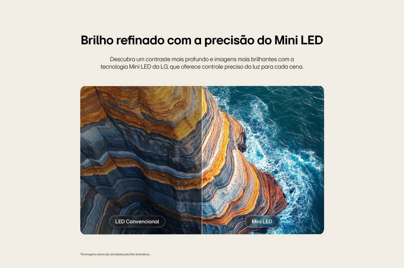 LG QNED70 2026 chega ao Brasil com Mini LED e painel de 60 Hz