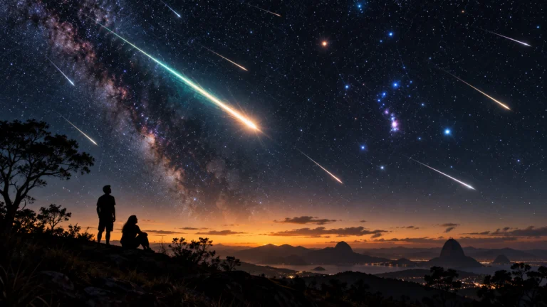 Lua e as Plêiades estarão próximas no céu do Brasil em 27 de outubro de 2026