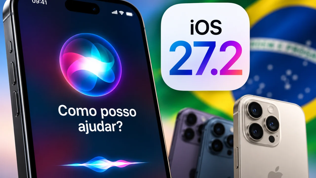 Siri AI em português chega ao iPhone com iOS 27.2: passo a passo para ativar