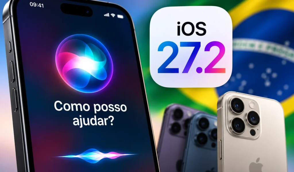 Siri AI em português chega ao iPhone com iOS 27.2: passo a passo para ativar
