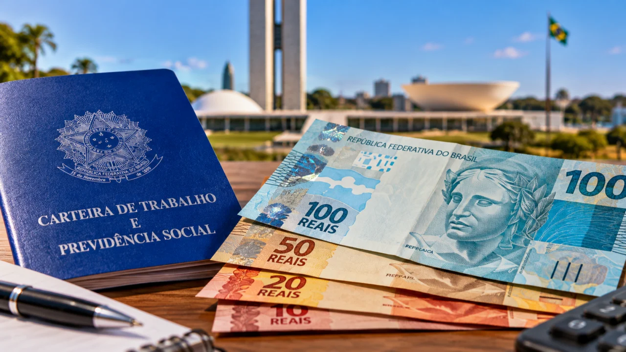 Salário mínimo para 2027 tem previsão de R$ 1.741